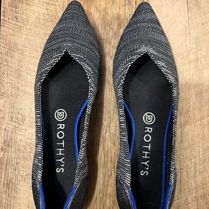 Rothy’s Point, Greg Stripe, Size 8.5